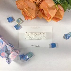 Handmade Nautical White T-shirt Bracelet